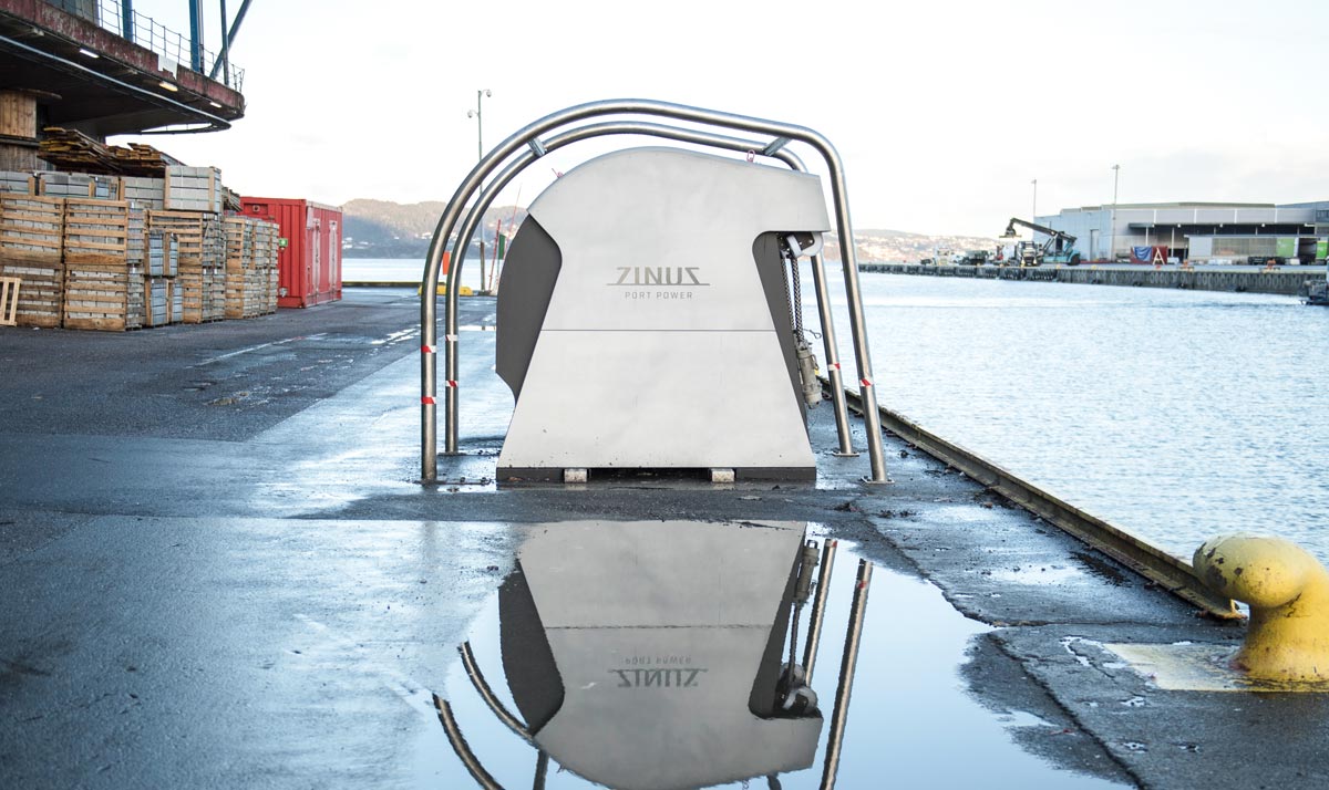Shore Power Compact handlings ystem at Port of Bergen