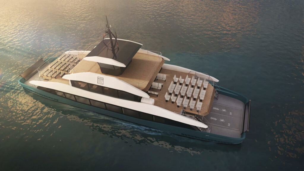 Image of futuristic car ferry